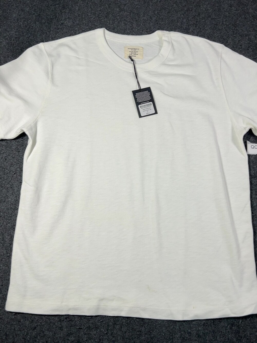 Buck Mason White Field-Spec Cotton Heavy Tee Mens Sz XL NWI Msrp55 [QC12]